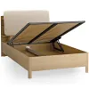 Bed 120x200 with shelves Well