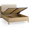 Bed 140x200 with shelves Well