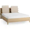 Bed 180x200 with shelves Well