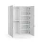 2-door wardrobe with double hanging rail on a platform with pull-out drawer Young Users Next