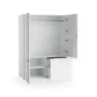 2-door wardrobe with drawers on a platform with pull-out drawer Young Users Next