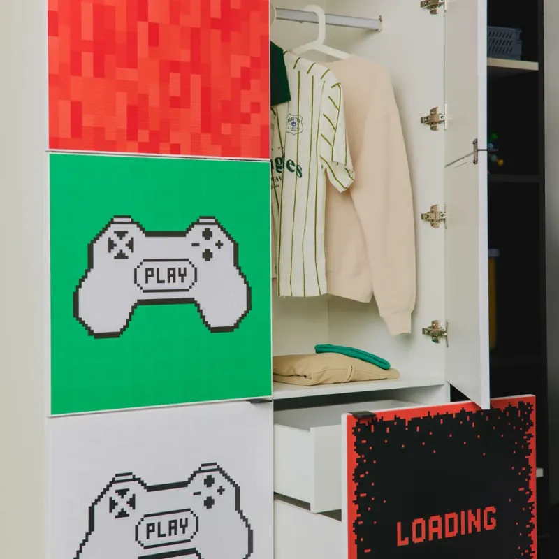 2-door wardrobe with drawers Young Users Next