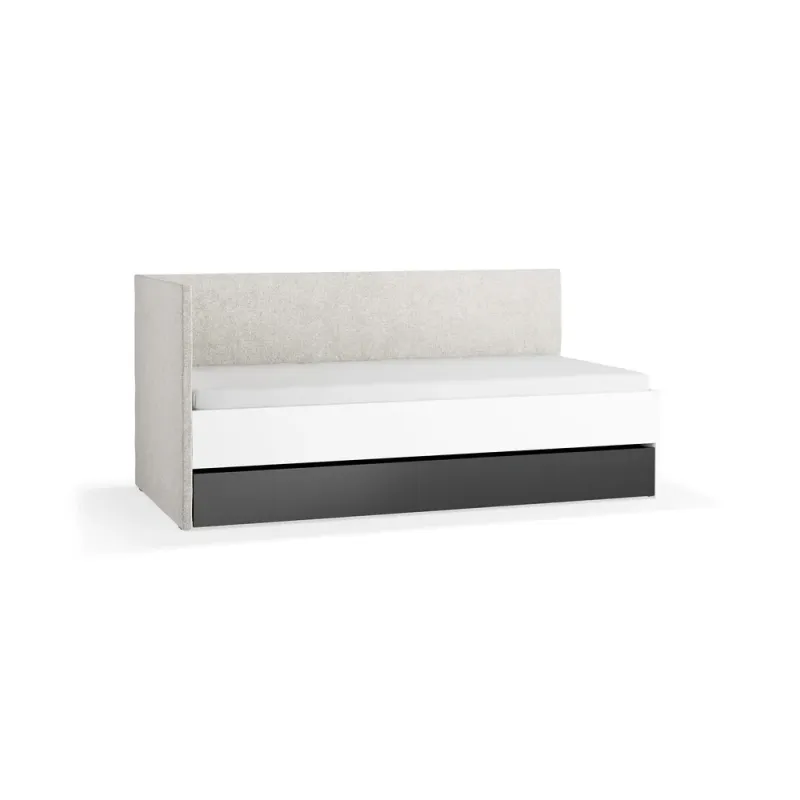 Left  bed with lift-up frame and drawer Young Users Next