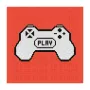 Metal front overlay Gaming Pad red Young Users Next