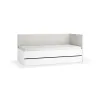 Right upholstered bed with lift-up frame and lower bed Young Users Next