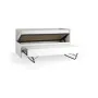 Right upholstered bed with lift-up frame and lower bed Young Users Next