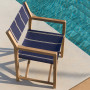 Outdoor folding chair Vilara acacia honey