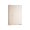 Riidekapp 160x240 Stor COMFORT lühike käepide ümar kuldne, uksed liivabeige, küljed liivabeez