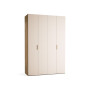 Riidekapp 160x240 Stor Maxi lühike käepide ümar tamm, uksed liivabeez