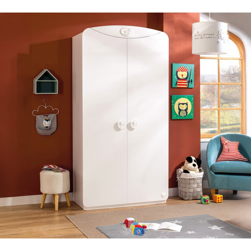 Riidekapp 2-ukseline Baby Cotton SL