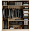 Wardrobe 200x225 Stor EASY handle short rounded oak front sand beige ZIP.HOME