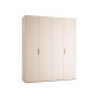 Wardrobe 200x240 Stor Maxi short handle pink gold front sand beige side sand beige