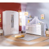 Riidekapp 3-ukseline aknaga Baby Cotton