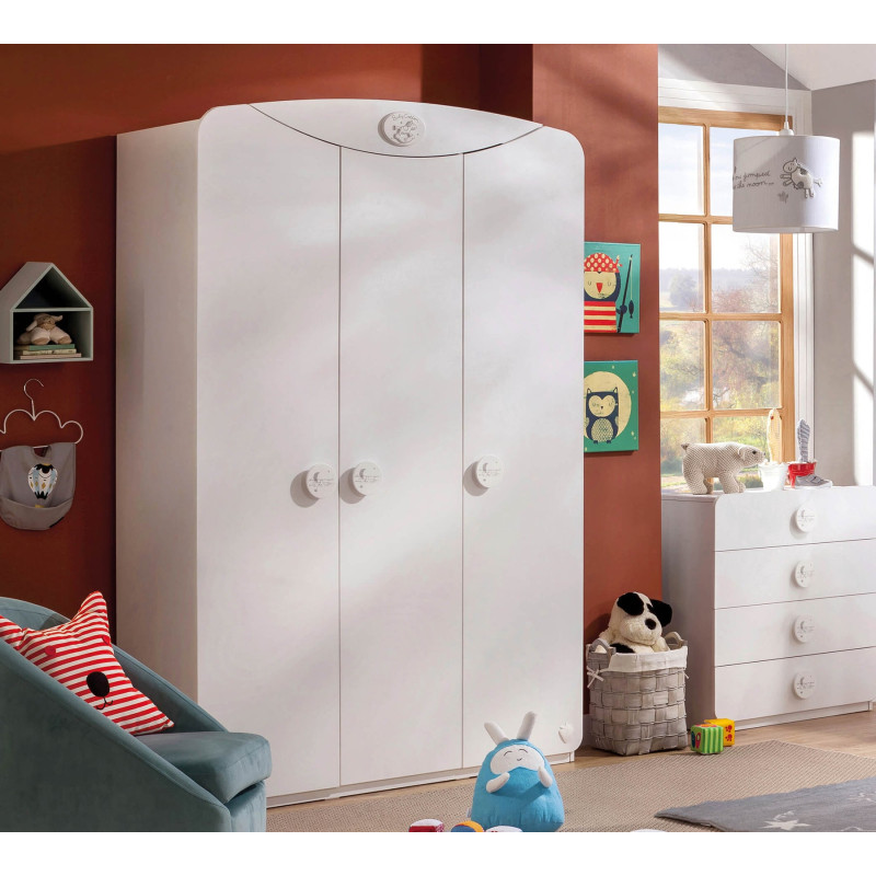 Riidekapp 3-ukseline Baby Cotton SL