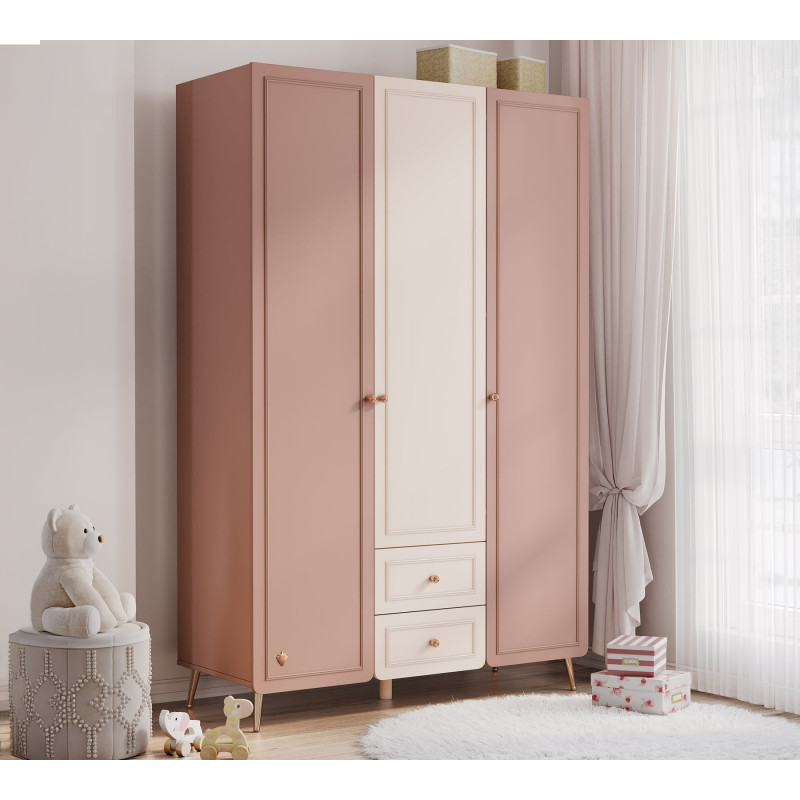 Riidekapp 3-ukseline Baby Elegance