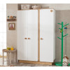 Riidekapp 3-ukseline Baby Natura