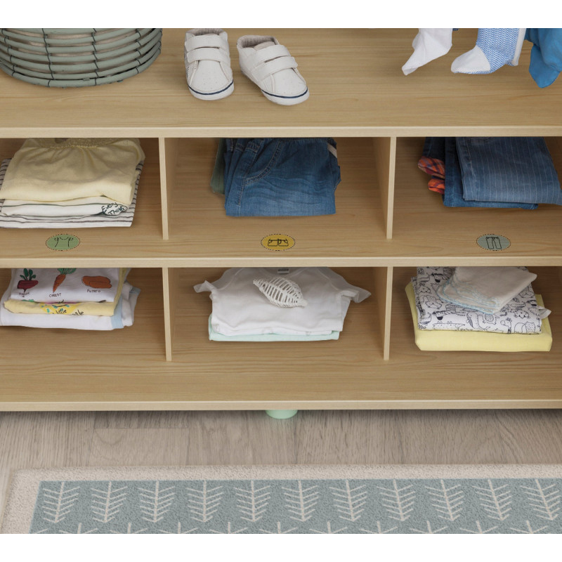 Wardrobe 3 doors Montes Natural