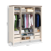 Riidekapp 4-ukseline Lapel