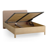 Voodi polsterdatud Obli-peatsiga 140x200 Well ZIP.HOME