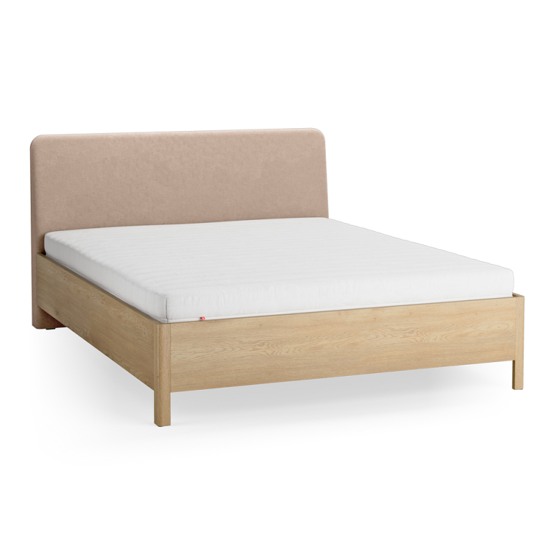 Voodi polsterdatud Obli-peatsiga 160x200 Well ZIP.HOME
