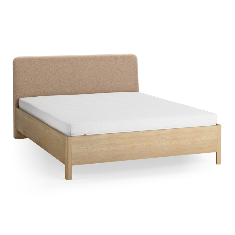 Voodi polsterdatud Obli-peatsiga 160x200 Well ZIP.HOME
