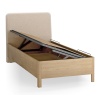 Voodi polsterdatud Obli-peatsiga 90x200 Well ZIP.HOME
