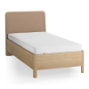 Voodi polsterdatud Obli-peatsiga 90x200 Well ZIP.HOME