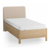 Voodi polsterdatud Obli-peatsiga 90x200 Well ZIP.HOME