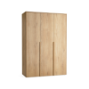Wardrobe 3-door with full front on sliders Well oak