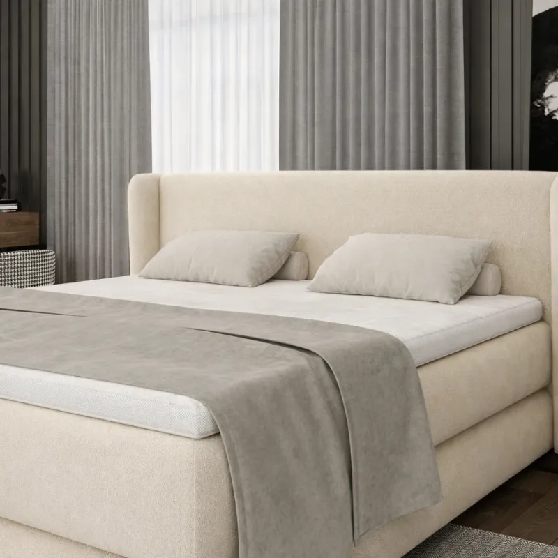 Bed Elodie 160x200 with storage ZIP.HOME