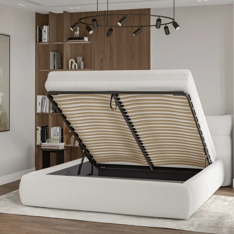 Voodi JANE 140X200 pesukastiga