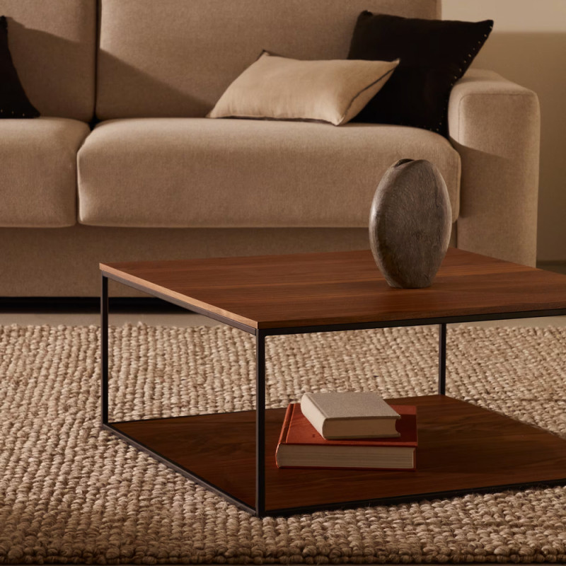 Square coffee table 80 x 80 cm Yoana