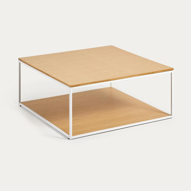 Framed coffee table 80 x 80 cm Yoana