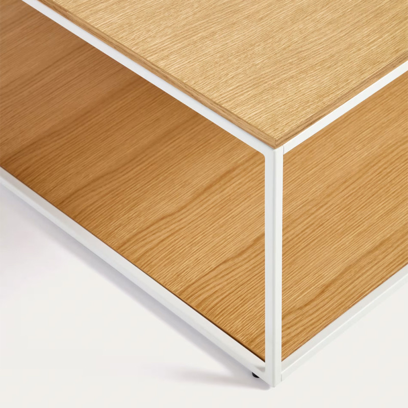 Framed coffee table 80 x 80 cm Yoana