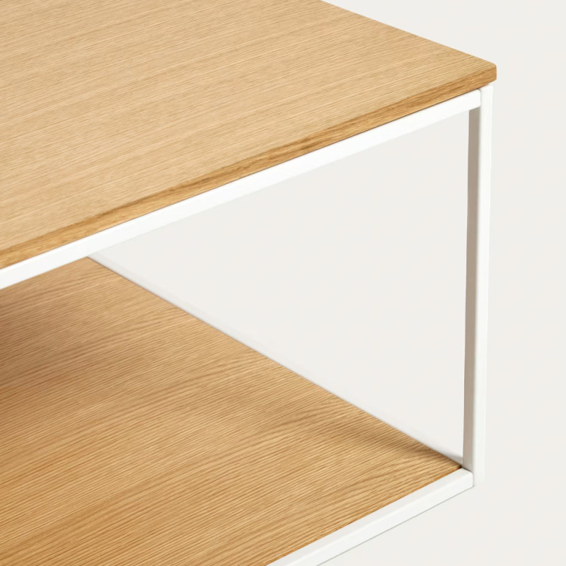Framed coffee table 80 x 80 cm Yoana