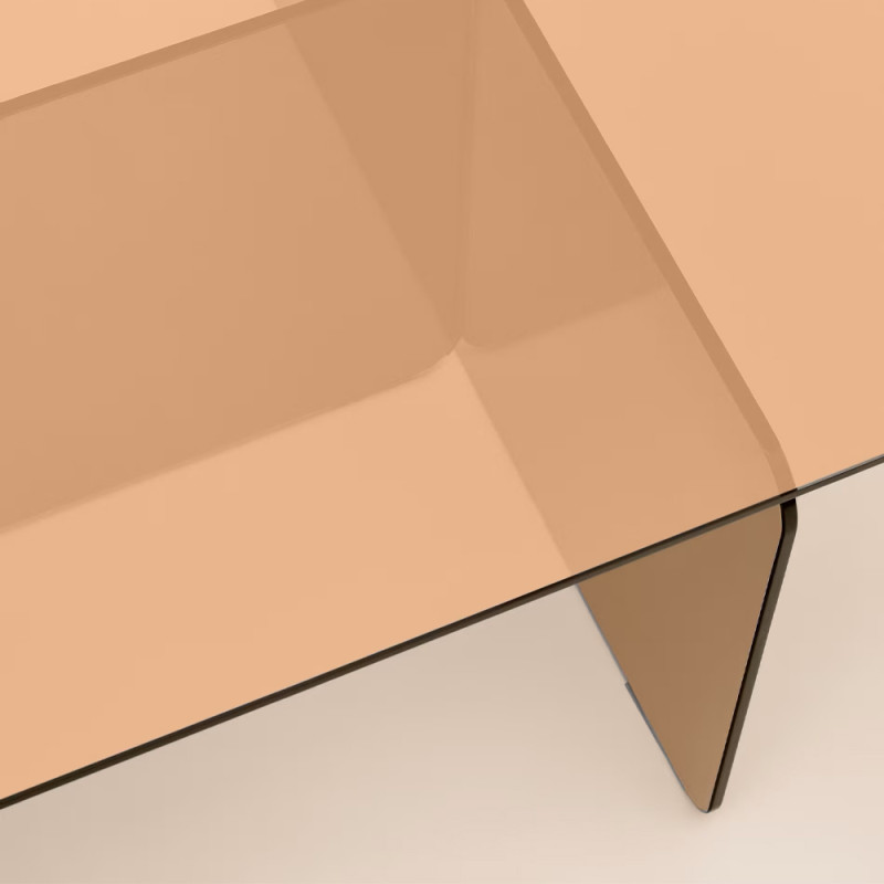 Klaasist kohvilaud 120 x 60 cm Zaren