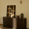 Nemore 4-ukseline tammespooniga kapp Emperador marmoriefektiga keraamilise plaadiga, FSC Mix Credit, 200 x 45 cm