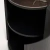Nemore öökapikapp 1 tammespooniga sahtliga ja Emperador marmoriefektiga keraamilise plaadiga, FSC Mix Credit, Ø 40 cm
