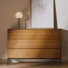 Vedrana 3-sahtliga kummut valge lakeeritud MDF 110 x 75 cm