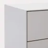 Vedrana 5-sahtliga kummut valge lakeeritud MDF 60 x 114 cm