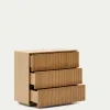 Helvine kummut 3 sahtliga tammivineeriga 90 x 79 cm FSC 100%