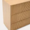 Helvine kummut 3 sahtliga tammivineeriga 90 x 79 cm FSC 100%