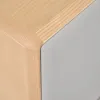 Anielle massiivpuust ja saareviinerist kummut kolme sahtliga 99 x 78 cm