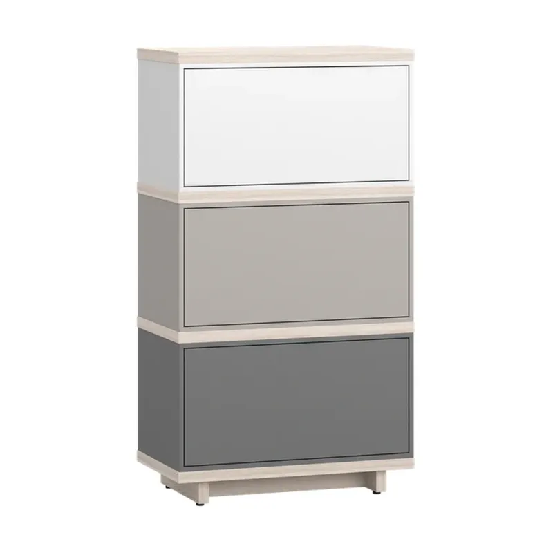 Balance light closed narrow chest of drawers