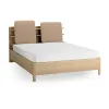 Bed 160x200 with shelves Well