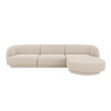 Boucle Corner Sofa Miley 4 Seats