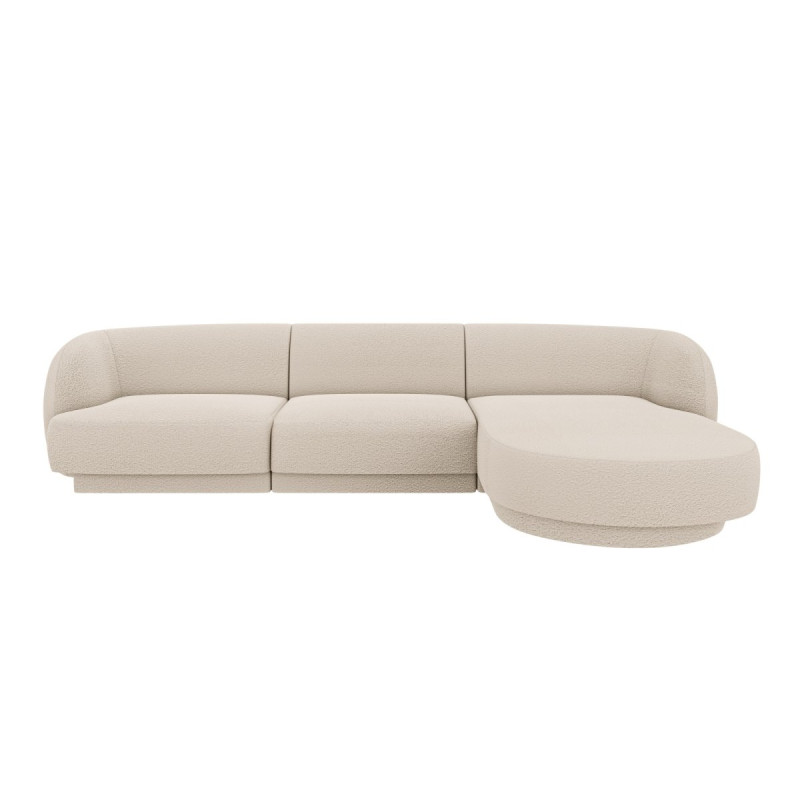 Boucle Corner Sofa Miley 4 Seats
