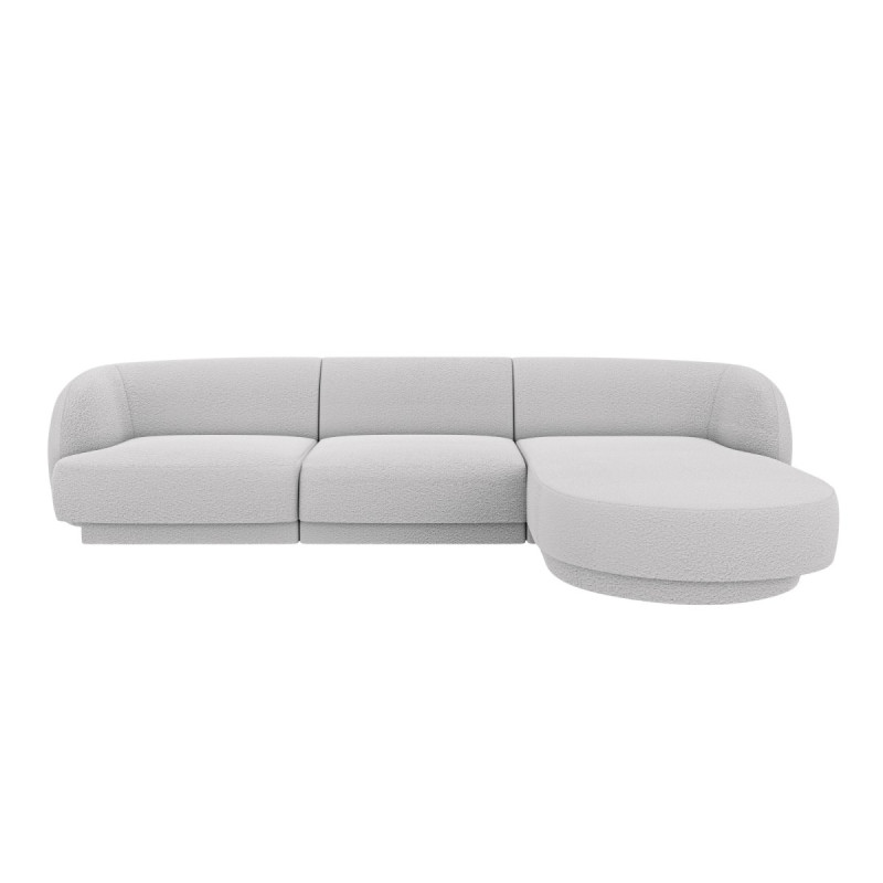 Boucle Corner Sofa Miley 4 Seats
