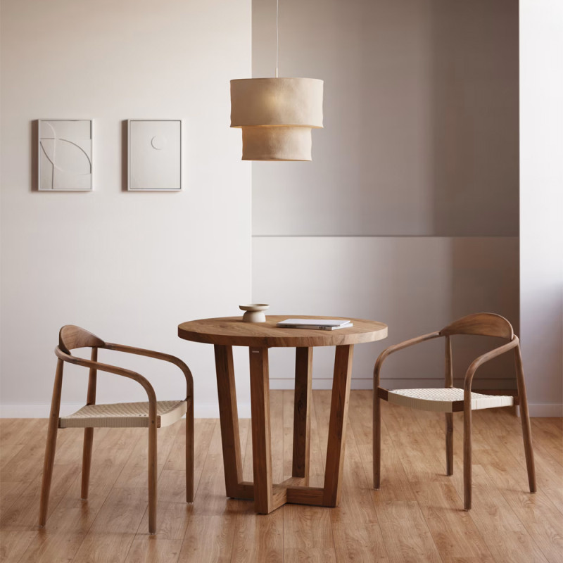 Ümmargune söögilaud 90 cm Nahla