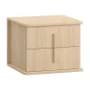 Bedside table with 2 drawers OMM